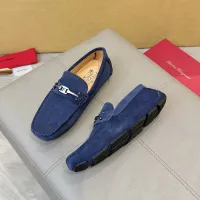 Cheap Salvatore Ferragamo Leather Shoes For Men #1391716 Replica Wholesale [$96.00 USD] [ITEM#1391716] on Replica Salvatore Ferragamo Leather Shoes