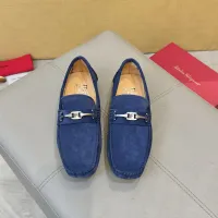 Cheap Salvatore Ferragamo Leather Shoes For Men #1391716 Replica Wholesale [$96.00 USD] [ITEM#1391716] on Replica Salvatore Ferragamo Leather Shoes