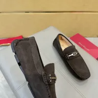 Cheap Salvatore Ferragamo Leather Shoes For Men #1391717 Replica Wholesale [$96.00 USD] [ITEM#1391717] on Replica Salvatore Ferragamo Leather Shoes