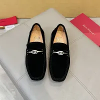 Cheap Salvatore Ferragamo Leather Shoes For Men #1391718 Replica Wholesale [$96.00 USD] [ITEM#1391718] on Replica Salvatore Ferragamo Leather Shoes
