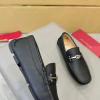 Cheap Salvatore Ferragamo Leather Shoes For Men #1391725 Replica Wholesale [$96.00 USD] [ITEM#1391725] on Replica Salvatore Ferragamo Leather Shoes