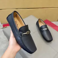 Cheap Salvatore Ferragamo Leather Shoes For Men #1391727 Replica Wholesale [$96.00 USD] [ITEM#1391727] on Replica Salvatore Ferragamo Leather Shoes