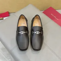 Cheap Salvatore Ferragamo Leather Shoes For Men #1391729 Replica Wholesale [$96.00 USD] [ITEM#1391729] on Replica Salvatore Ferragamo Leather Shoes