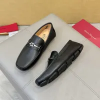 Cheap Salvatore Ferragamo Leather Shoes For Men #1391730 Replica Wholesale [$96.00 USD] [ITEM#1391730] on Replica Salvatore Ferragamo Leather Shoes