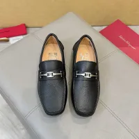 Cheap Salvatore Ferragamo Leather Shoes For Men #1391733 Replica Wholesale [$96.00 USD] [ITEM#1391733] on Replica Salvatore Ferragamo Leather Shoes