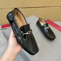 Cheap Salvatore Ferragamo Leather Shoes For Men #1391734 Replica Wholesale [$96.00 USD] [ITEM#1391734] on Replica Salvatore Ferragamo Leather Shoes