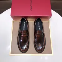 Cheap Salvatore Ferragamo Leather Shoes For Men #1391771 Replica Wholesale [$100.00 USD] [ITEM#1391771] on Replica Salvatore Ferragamo Leather Shoes