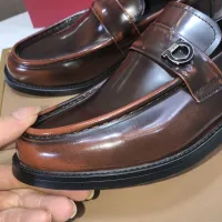 Cheap Salvatore Ferragamo Leather Shoes For Men #1391771 Replica Wholesale [$100.00 USD] [ITEM#1391771] on Replica Salvatore Ferragamo Leather Shoes