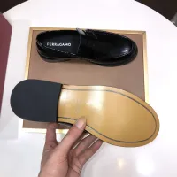 Cheap Salvatore Ferragamo Leather Shoes For Men #1391772 Replica Wholesale [$100.00 USD] [ITEM#1391772] on Replica Salvatore Ferragamo Leather Shoes