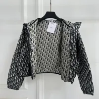 Cheap Christian Dior Jackets Long Sleeved For Women #1391774 Replica Wholesale [$115.00 USD] [ITEM#1391774] on Replica Christian Dior Jackets