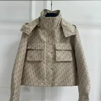 Cheap Christian Dior Jackets Long Sleeved For Women #1391777 Replica Wholesale [$122.00 USD] [ITEM#1391777] on Replica Christian Dior Jackets