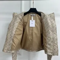 Cheap Christian Dior Jackets Long Sleeved For Women #1391777 Replica Wholesale [$122.00 USD] [ITEM#1391777] on Replica Christian Dior Jackets