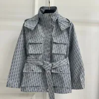 Cheap Christian Dior Jackets Long Sleeved For Women #1391781 Replica Wholesale [$130.00 USD] [ITEM#1391781] on Replica Christian Dior Jackets