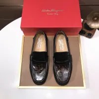 Cheap Salvatore Ferragamo Leather Shoes For Men #1391783 Replica Wholesale [$105.00 USD] [ITEM#1391783] on Replica Salvatore Ferragamo Leather Shoes