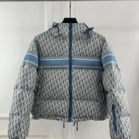 Cheap Christian Dior Down Feather Coat Long Sleeved For Women #1391787 Replica Wholesale [$145.00 USD] [ITEM#1391787] on Replica Christian Dior Down Feather Coat