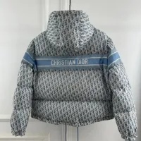 Cheap Christian Dior Down Feather Coat Long Sleeved For Women #1391787 Replica Wholesale [$145.00 USD] [ITEM#1391787] on Replica Christian Dior Down Feather Coat