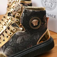 Cheap Versace High Tops Shoes For Men #1391804 Replica Wholesale [$76.00 USD] [ITEM#1391804] on Replica Versace High Tops Shoes