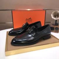 Cheap Hermes Leather Shoes For Men #1391937 Replica Wholesale [$98.00 USD] [ITEM#1391937] on Replica Hermes Leather Shoes