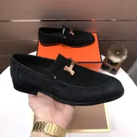 Cheap Hermes Leather Shoes For Men #1391951 Replica Wholesale [$98.00 USD] [ITEM#1391951] on Replica Hermes Leather Shoes