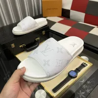 Cheap Louis Vuitton Slippers For Men #1392027 Replica Wholesale [$64.00 USD] [ITEM#1392027] on Replica Louis Vuitton Slippers