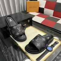 Cheap Louis Vuitton Slippers For Men #1392029 Replica Wholesale [$64.00 USD] [ITEM#1392029] on Replica Louis Vuitton Slippers
