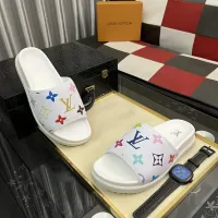 Cheap Louis Vuitton Slippers For Men #1392030 Replica Wholesale [$64.00 USD] [ITEM#1392030] on Replica Louis Vuitton Slippers