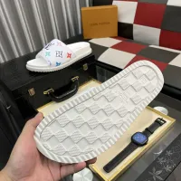 Cheap Louis Vuitton Slippers For Men #1392030 Replica Wholesale [$64.00 USD] [ITEM#1392030] on Replica Louis Vuitton Slippers