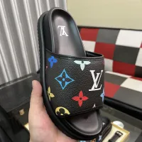 Cheap Louis Vuitton Slippers For Men #1392031 Replica Wholesale [$64.00 USD] [ITEM#1392031] on Replica Louis Vuitton Slippers