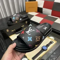 Cheap Louis Vuitton Slippers For Men #1392031 Replica Wholesale [$64.00 USD] [ITEM#1392031] on Replica Louis Vuitton Slippers