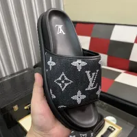 Cheap Louis Vuitton Slippers For Men #1392033 Replica Wholesale [$64.00 USD] [ITEM#1392033] on Replica Louis Vuitton Slippers