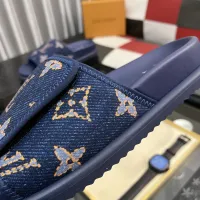 Cheap Louis Vuitton Slippers For Men #1392034 Replica Wholesale [$64.00 USD] [ITEM#1392034] on Replica Louis Vuitton Slippers