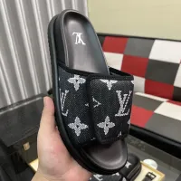 Cheap Louis Vuitton Slippers For Men #1392035 Replica Wholesale [$64.00 USD] [ITEM#1392035] on Replica Louis Vuitton Slippers