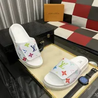 Cheap Louis Vuitton Slippers For Men #1392036 Replica Wholesale [$64.00 USD] [ITEM#1392036] on Replica Louis Vuitton Slippers