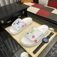 Cheap Louis Vuitton Slippers For Men #1392036 Replica Wholesale [$64.00 USD] [ITEM#1392036] on Replica Louis Vuitton Slippers