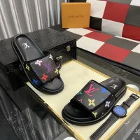 Cheap Louis Vuitton Slippers For Men #1392037 Replica Wholesale [$64.00 USD] [ITEM#1392037] on Replica Louis Vuitton Slippers