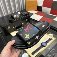 Cheap Louis Vuitton Slippers For Men #1392037 Replica Wholesale [$64.00 USD] [ITEM#1392037] on Replica Louis Vuitton Slippers
