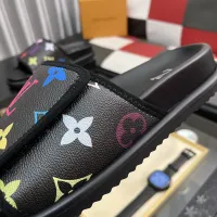 Cheap Louis Vuitton Slippers For Men #1392037 Replica Wholesale [$64.00 USD] [ITEM#1392037] on Replica Louis Vuitton Slippers