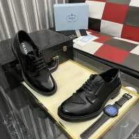 Cheap Prada Leather Shoes For Men #1392043 Replica Wholesale [$115.00 USD] [ITEM#1392043] on Replica Prada Leather Shoes