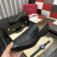 Cheap Salvatore Ferragamo Leather Shoes For Men #1392075 Replica Wholesale [$108.00 USD] [ITEM#1392075] on Replica Salvatore Ferragamo Leather Shoes