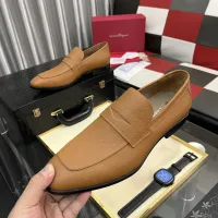 Cheap Salvatore Ferragamo Leather Shoes For Men #1392077 Replica Wholesale [$108.00 USD] [ITEM#1392077] on Replica Salvatore Ferragamo Leather Shoes