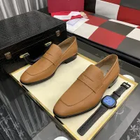 Cheap Salvatore Ferragamo Leather Shoes For Men #1392077 Replica Wholesale [$108.00 USD] [ITEM#1392077] on Replica Salvatore Ferragamo Leather Shoes