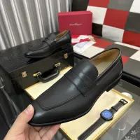 Cheap Salvatore Ferragamo Leather Shoes For Men #1392082 Replica Wholesale [$108.00 USD] [ITEM#1392082] on Replica Salvatore Ferragamo Leather Shoes