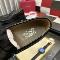 Cheap Salvatore Ferragamo Leather Shoes For Men #1392084 Replica Wholesale [$108.00 USD] [ITEM#1392084] on Replica Salvatore Ferragamo Leather Shoes