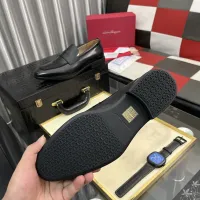 Cheap Salvatore Ferragamo Leather Shoes For Men #1392084 Replica Wholesale [$108.00 USD] [ITEM#1392084] on Replica Salvatore Ferragamo Leather Shoes
