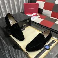 Cheap Salvatore Ferragamo Leather Shoes For Men #1392086 Replica Wholesale [$108.00 USD] [ITEM#1392086] on Replica Salvatore Ferragamo Leather Shoes