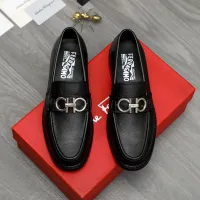 Cheap Salvatore Ferragamo Leather Shoes For Men #1392087 Replica Wholesale [$85.00 USD] [ITEM#1392087] on Replica Salvatore Ferragamo Leather Shoes