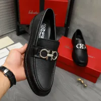 Cheap Salvatore Ferragamo Leather Shoes For Men #1392087 Replica Wholesale [$85.00 USD] [ITEM#1392087] on Replica Salvatore Ferragamo Leather Shoes