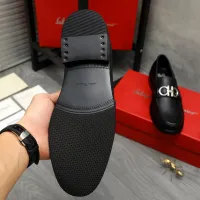 Cheap Salvatore Ferragamo Leather Shoes For Men #1392087 Replica Wholesale [$85.00 USD] [ITEM#1392087] on Replica Salvatore Ferragamo Leather Shoes