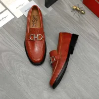Cheap Salvatore Ferragamo Leather Shoes For Men #1392088 Replica Wholesale [$85.00 USD] [ITEM#1392088] on Replica Salvatore Ferragamo Leather Shoes