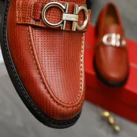 Cheap Salvatore Ferragamo Leather Shoes For Men #1392088 Replica Wholesale [$85.00 USD] [ITEM#1392088] on Replica Salvatore Ferragamo Leather Shoes